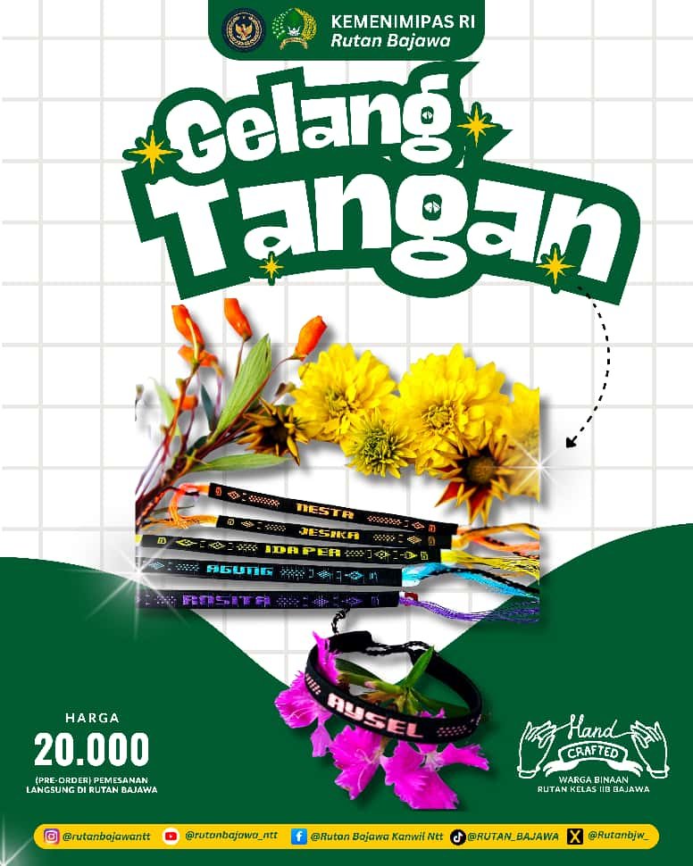 Gelang Tangan (Custom Nama)