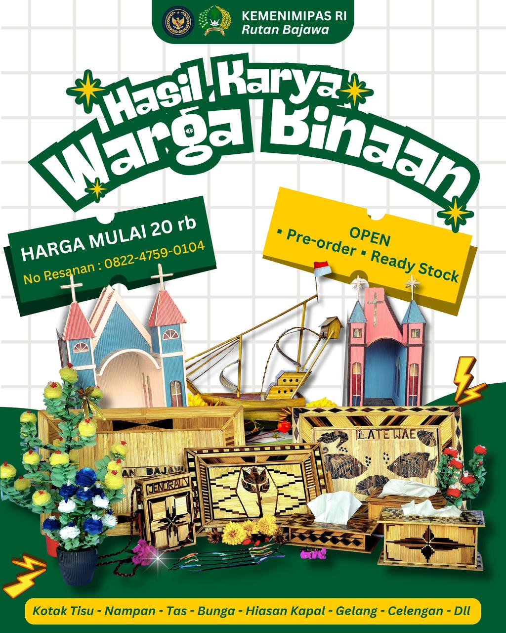 Custom Produk Kerajinan Tangan